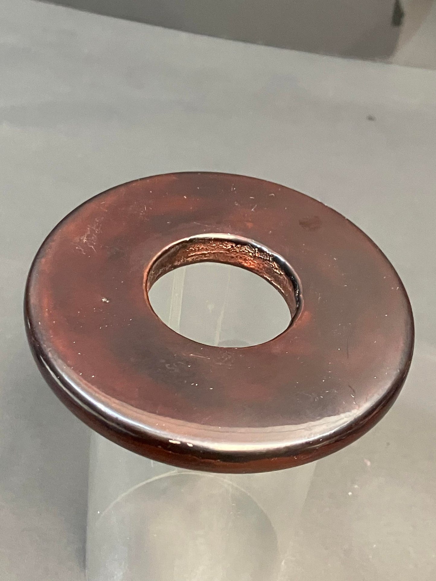 SOLD: SUPER RARE: 'Imada-Saku' Rayskin Same Tsuba - Red