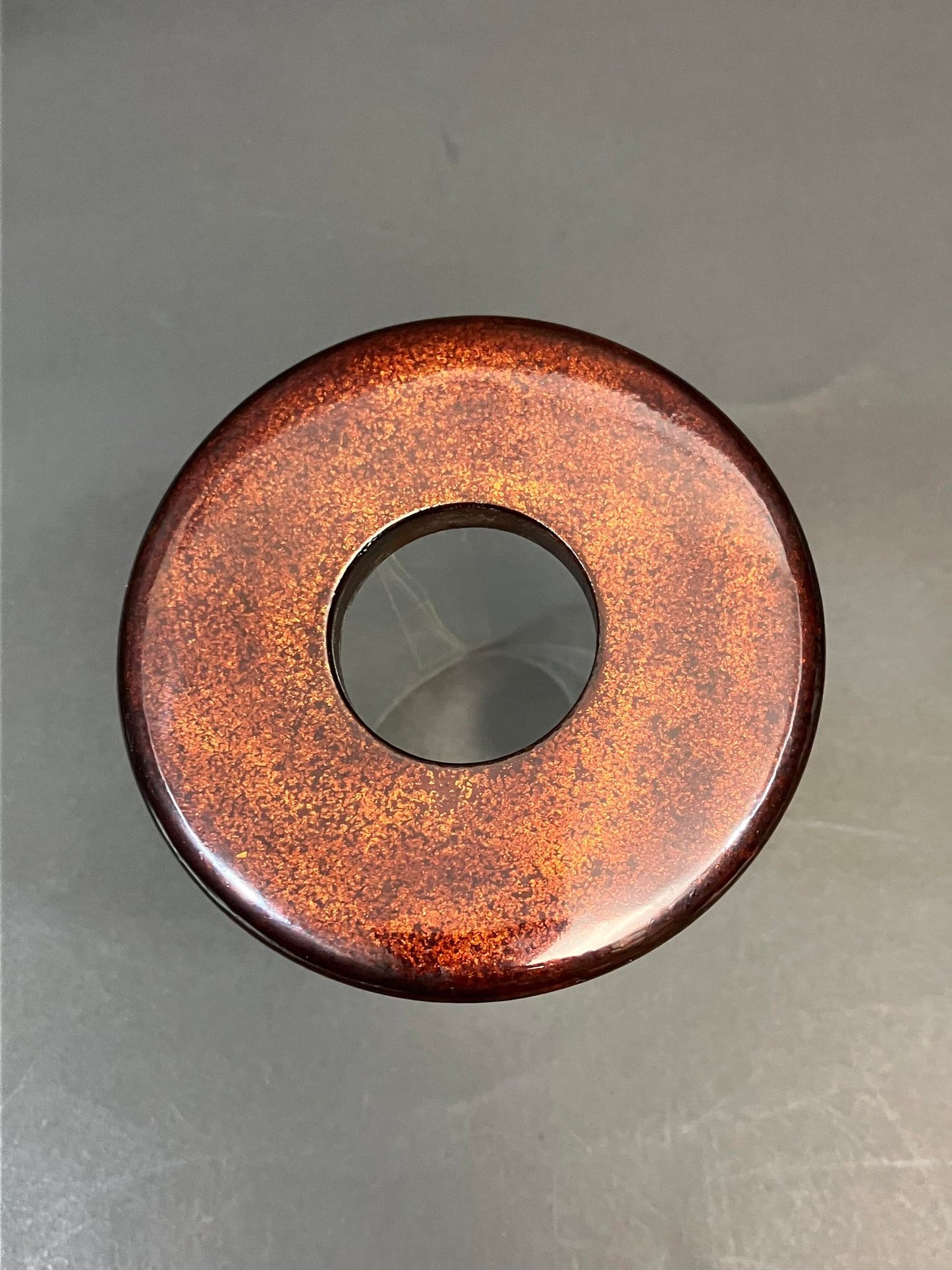 SOLD: SUPER RARE: 'Imada-Saku' Genuine NASHIJI Urushi Tsuba