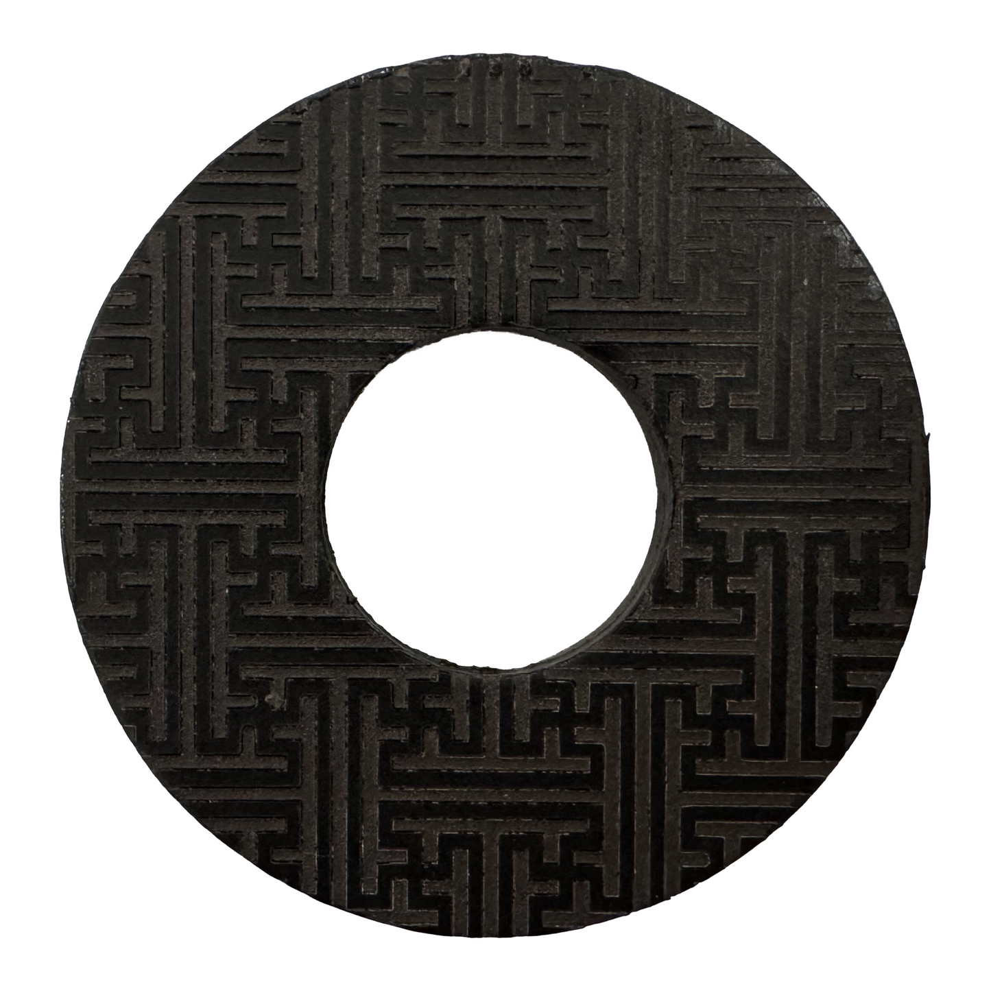 RARE: Tsuba Budo Cali Leather Tsuba (Nobori-Ryuu)