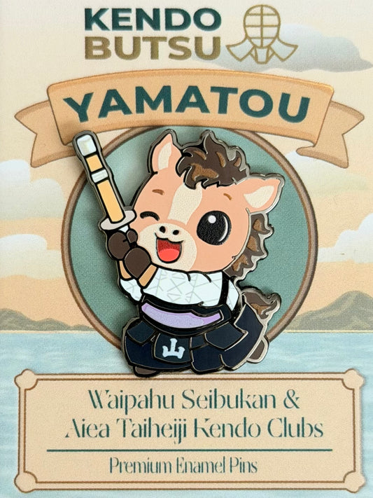 "YAMA-TOU" KENDOBUTSU Collectable Enamel Pin – Support Hawaii’s Young Kenshi Collectable Enamel Pin