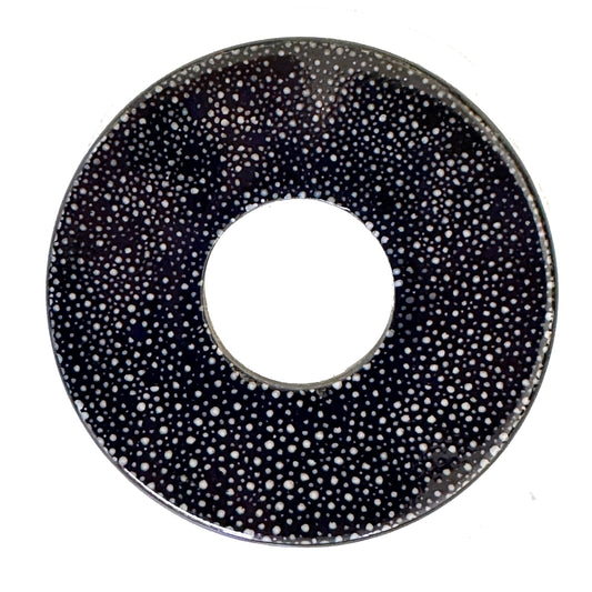 SOLD: Premium Rayskin Same Tsuba (Dark Navy - RARE)