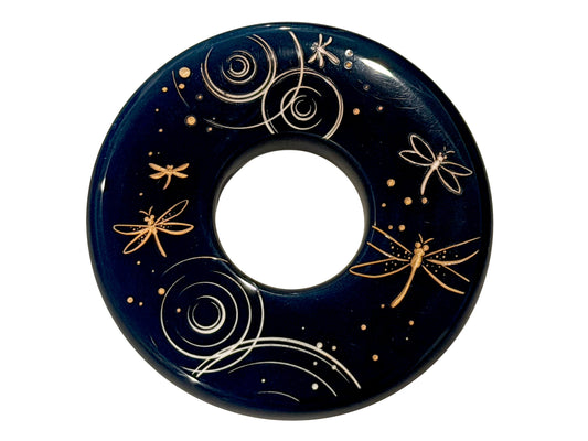 Made-in-Australia Resin Tsuba - Tombo (Gold)