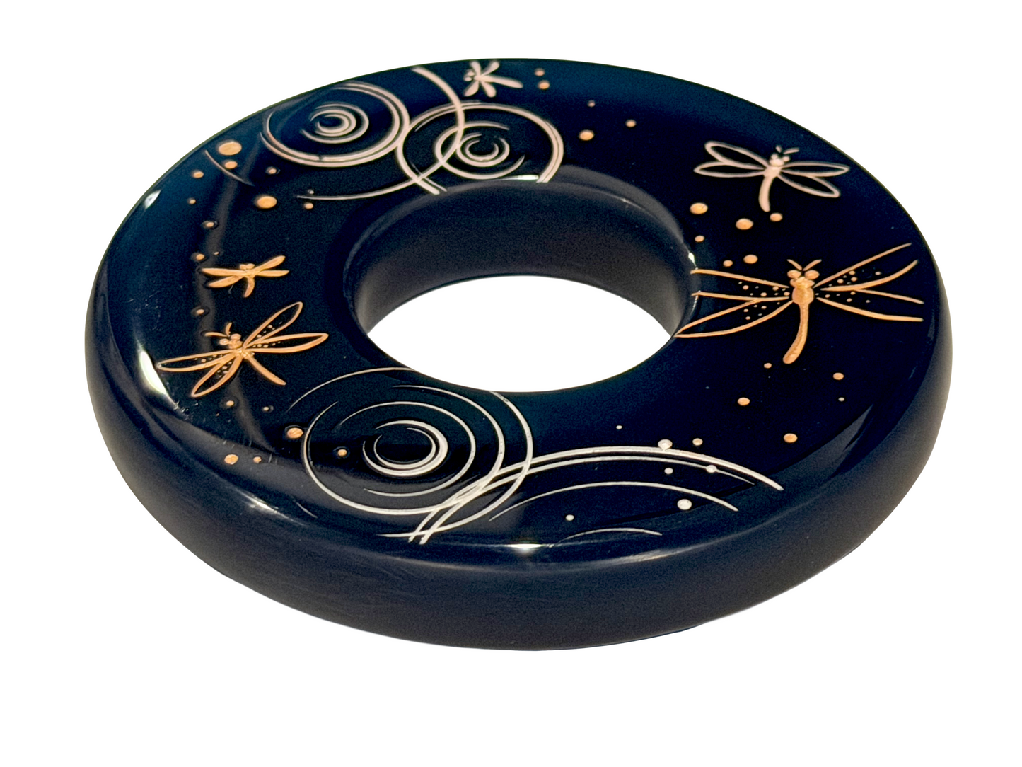 Made-in-Australia Resin Tsuba - Tombo (Gold)