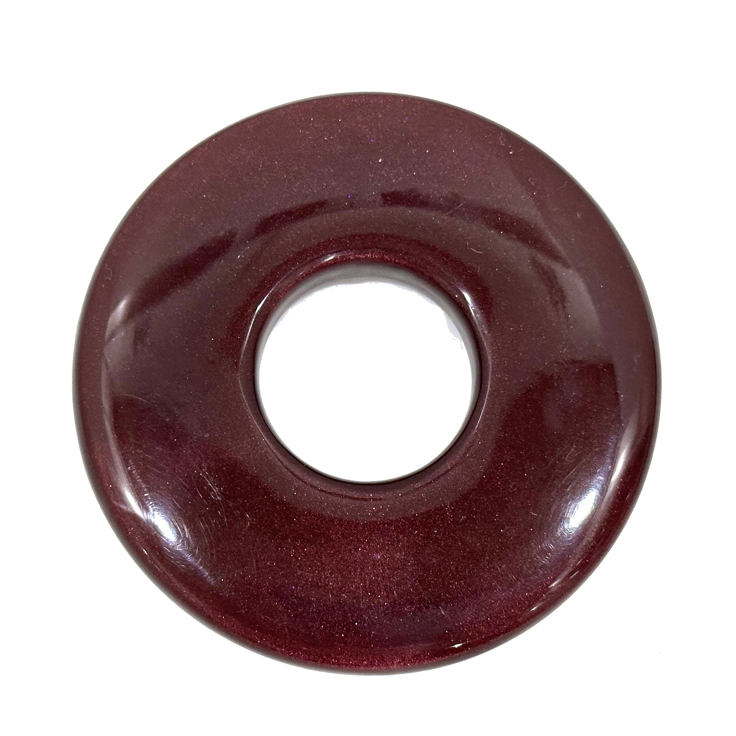 ONE ONLY: Made-in-Australia Resin Tsuba - Red Sakura