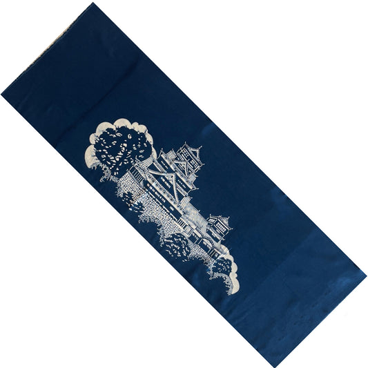 Limited Quantity:  Higo-Aizome Original Tenugui (Kumamoto Castle)