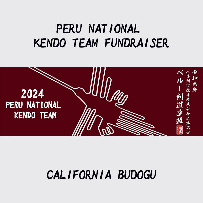 SUPPORT TEAM PERU: Official Tenugui of the Peruvian National Team