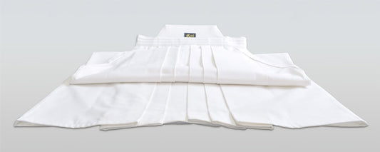 'BUSHUICHI’: Made-in-Japan Bleached WHITE Cotton Hakama
