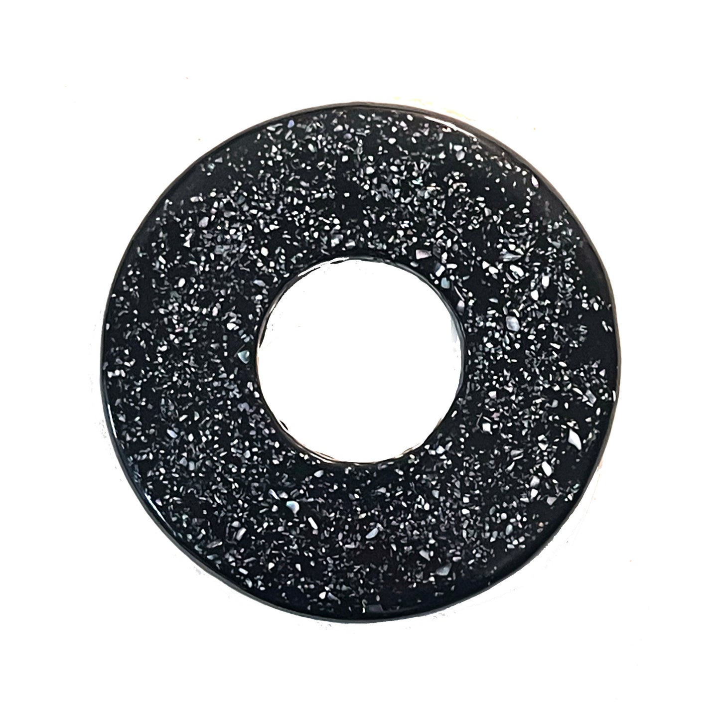 SOLD: Premium Lacquered 'Aogai' Tsuba