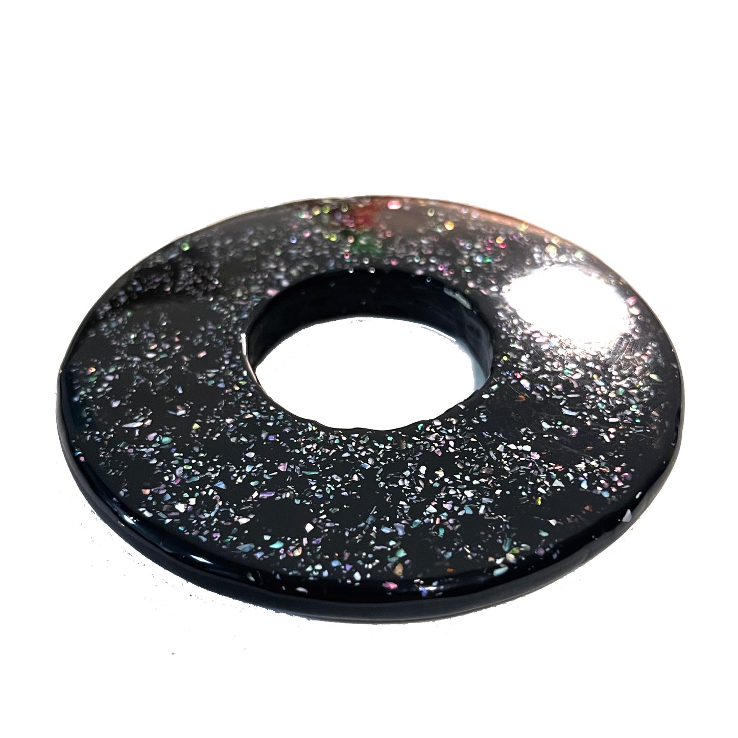 SOLD: Premium Lacquered 'Aogai' Tsuba