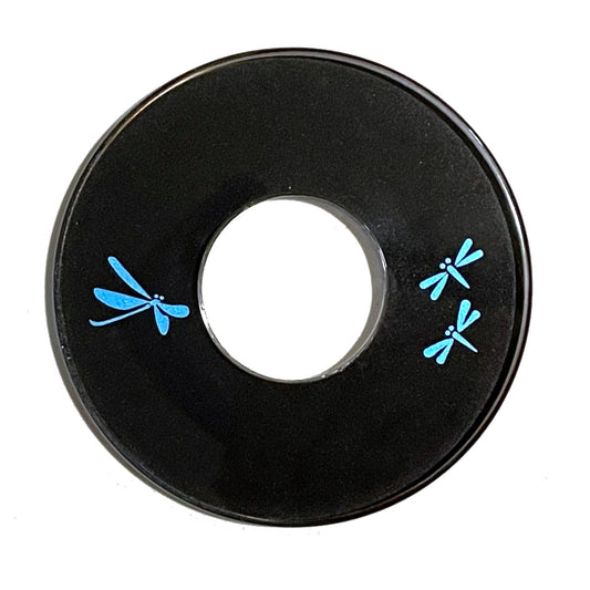Plastic Tombo Tsuba (Blue)