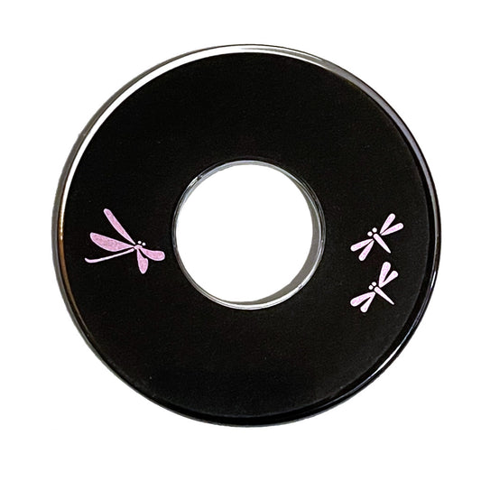 Plastic Tombo Tsuba (Pink)