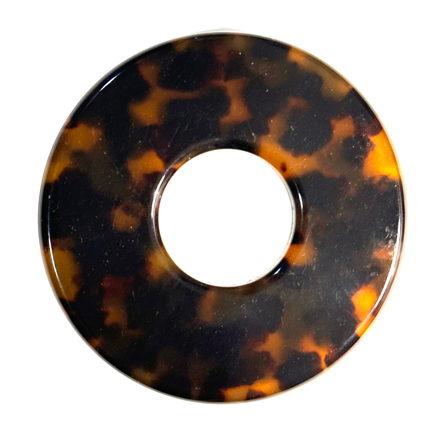 Imitation 'Bekko' Tortoiseshell Tsuba