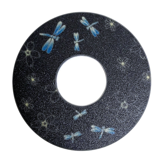 Hasegawa Monyou Tsuba (Blue Sakura/Tombo)