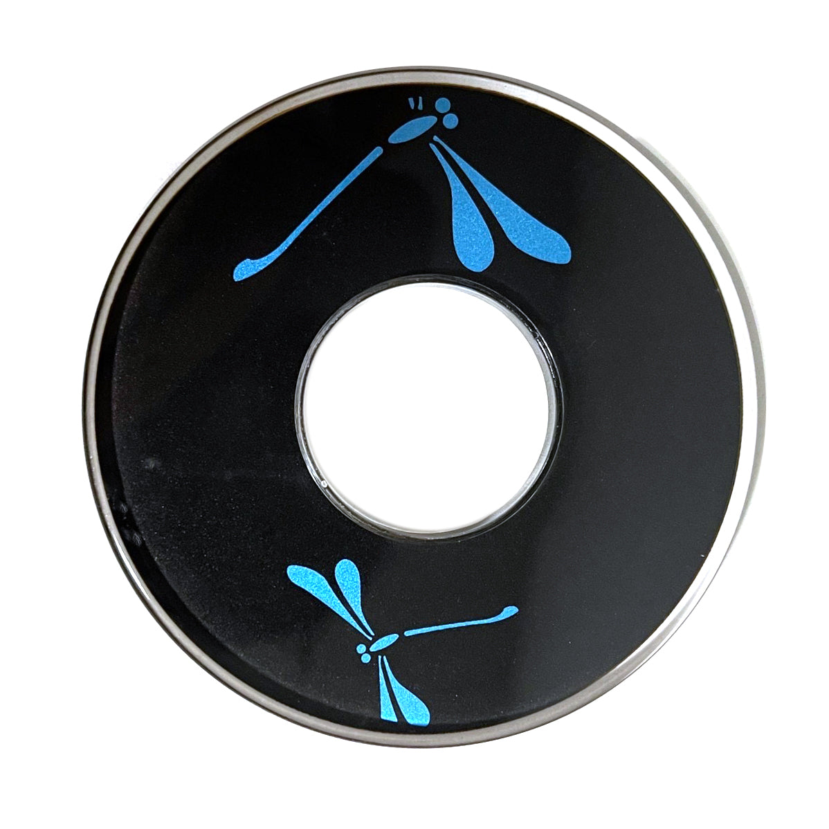 Plastic Kachimushi Tsuba (Blue)