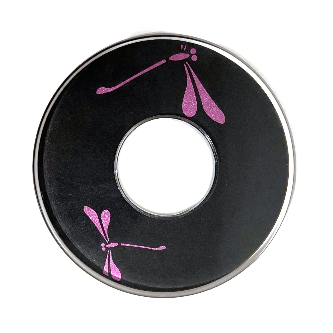 Plastic Kachimushi Tsuba (Pink)