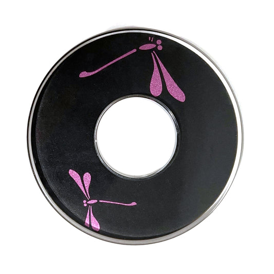 Plastic Kachimushi Tsuba (Pink)