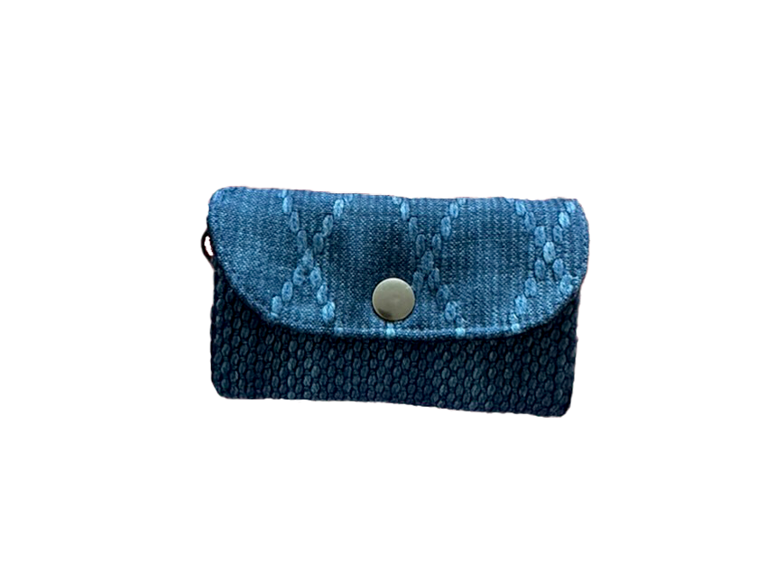 [WAIPUNA DESIGNS ORIGINAL] Upcycled Vintage Dogi Accordion Wallet