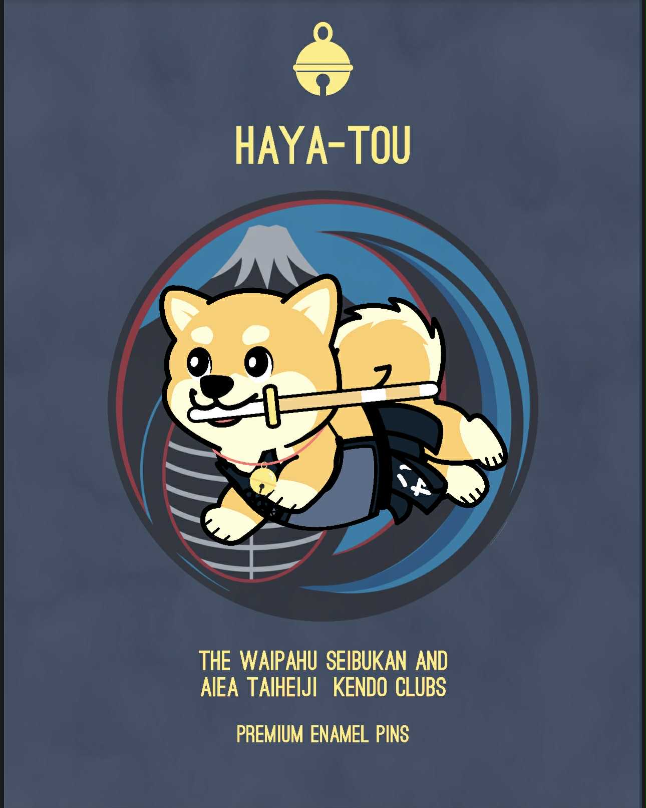 Support Hawaii’s Young Kenshi – “HAYA-TOU” Collectable Enamel Pin