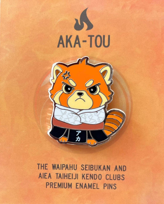 Support Hawaii’s Young Kenshi – “AKA-TOU” Collectable Enamel Pin
