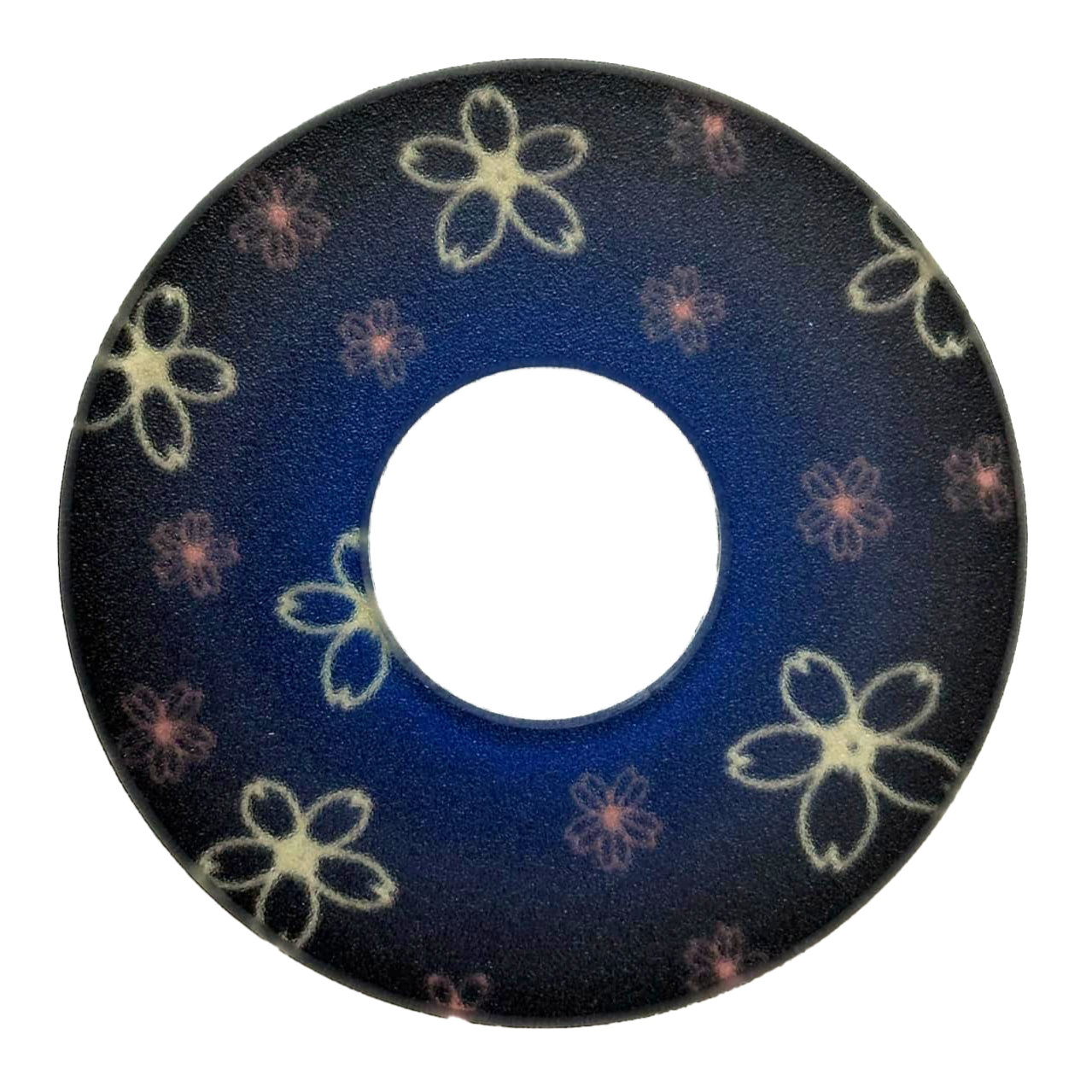 Hasegawa Monyou Tsuba (Blue Sakura B)