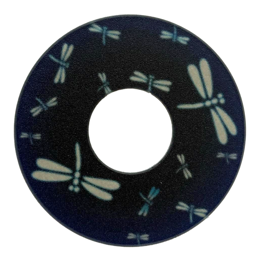 Hasegawa Monyou Tsuba (Blue Tombo B)