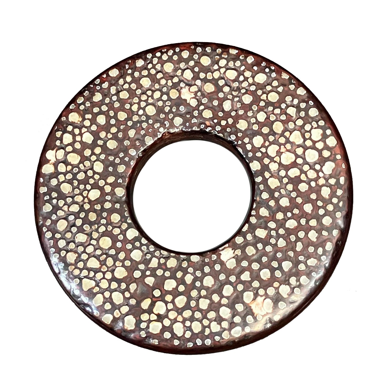 SUPER RARE Imada Saku Rayskin Same Tsuba Dark Crimson California Super rare imada saku rayskin same tsuba dark crimson california