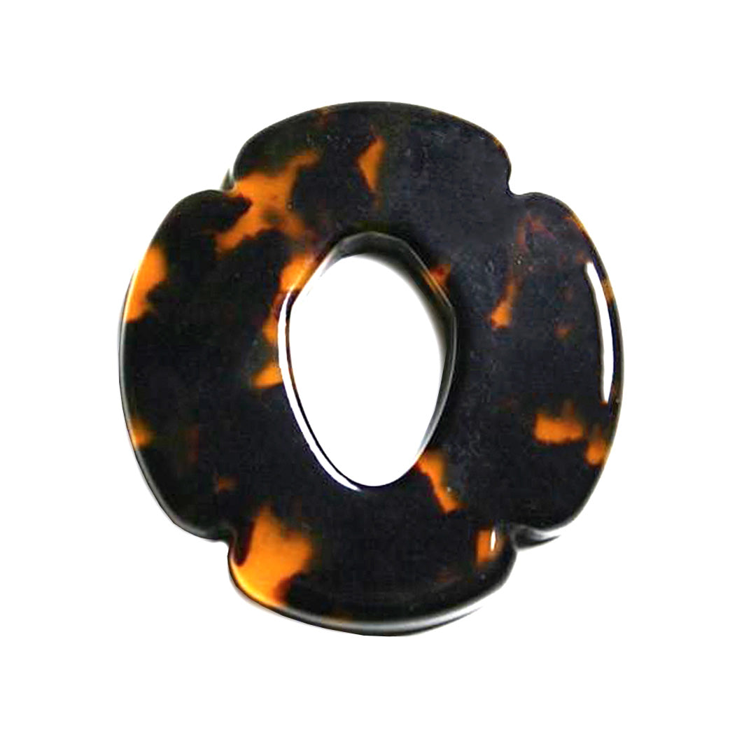 Immitation 'Bekko' Tortoiseshell Bokuto Tsuba