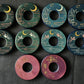 ONE ONLY: Made-in-Australia Resin Tsuba - Mythical Birds (White)