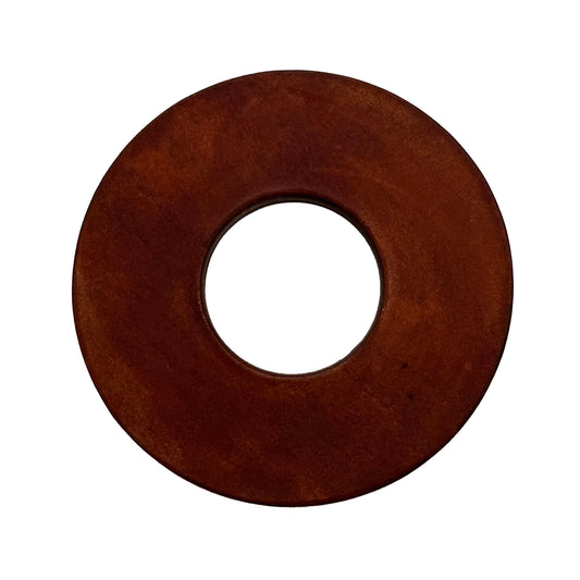 RARE: Made-in-Colombia Leather Tsuba (Plain)