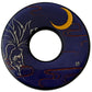 Made-in-Australia Resin Tsuba - Nine Tailed Fox (Blue)