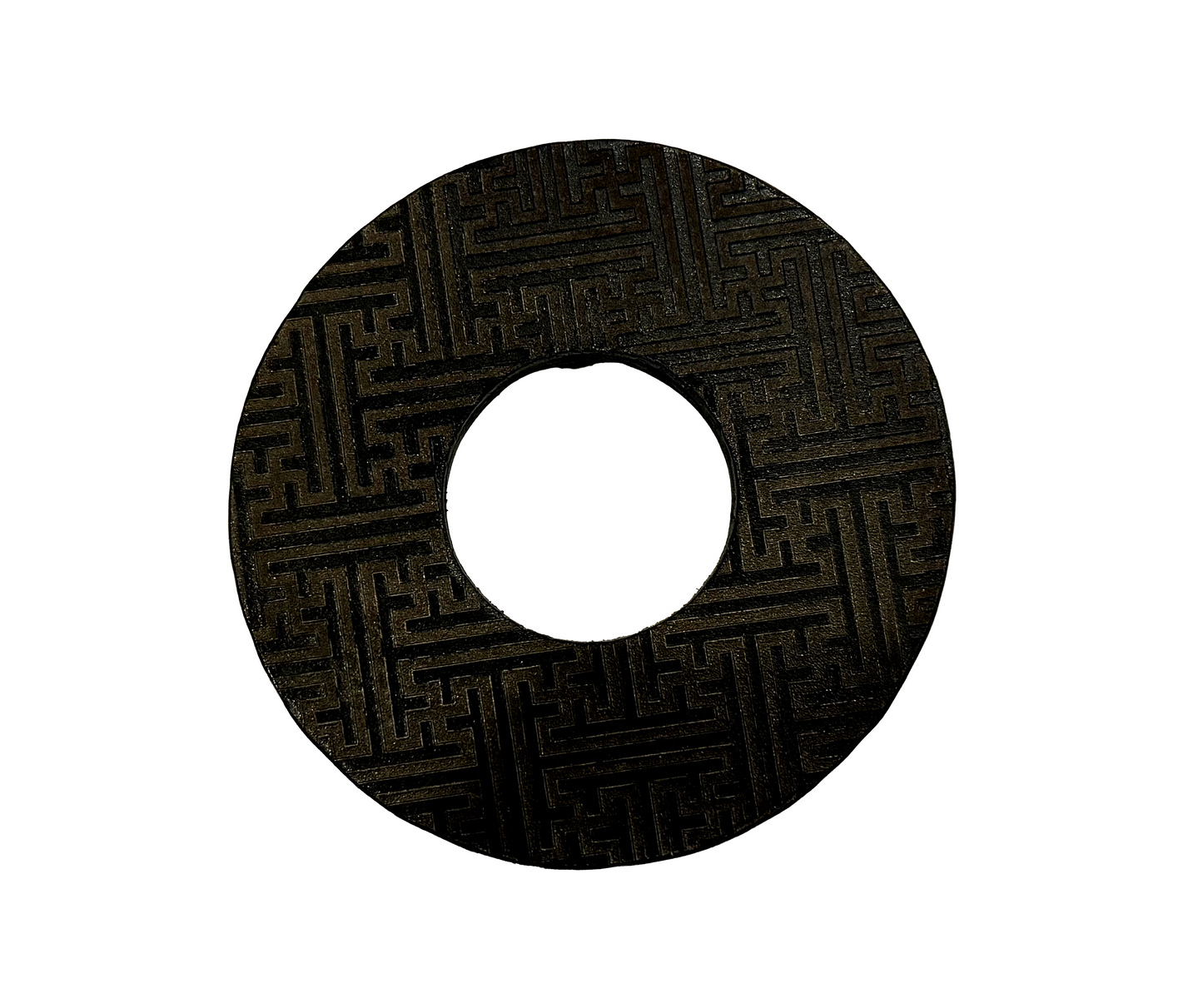 RARE: Tsuba Budo Cali Leather Tsuba (Roaring Tiger)