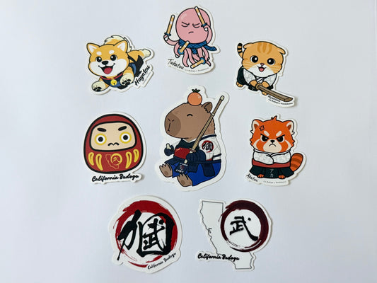 CA Budogu x KENDOBUTSU Collectable Stickers (Pack of 8)