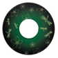 Hasegawa Monyou Tsuba (Green Sakura/Tombo)