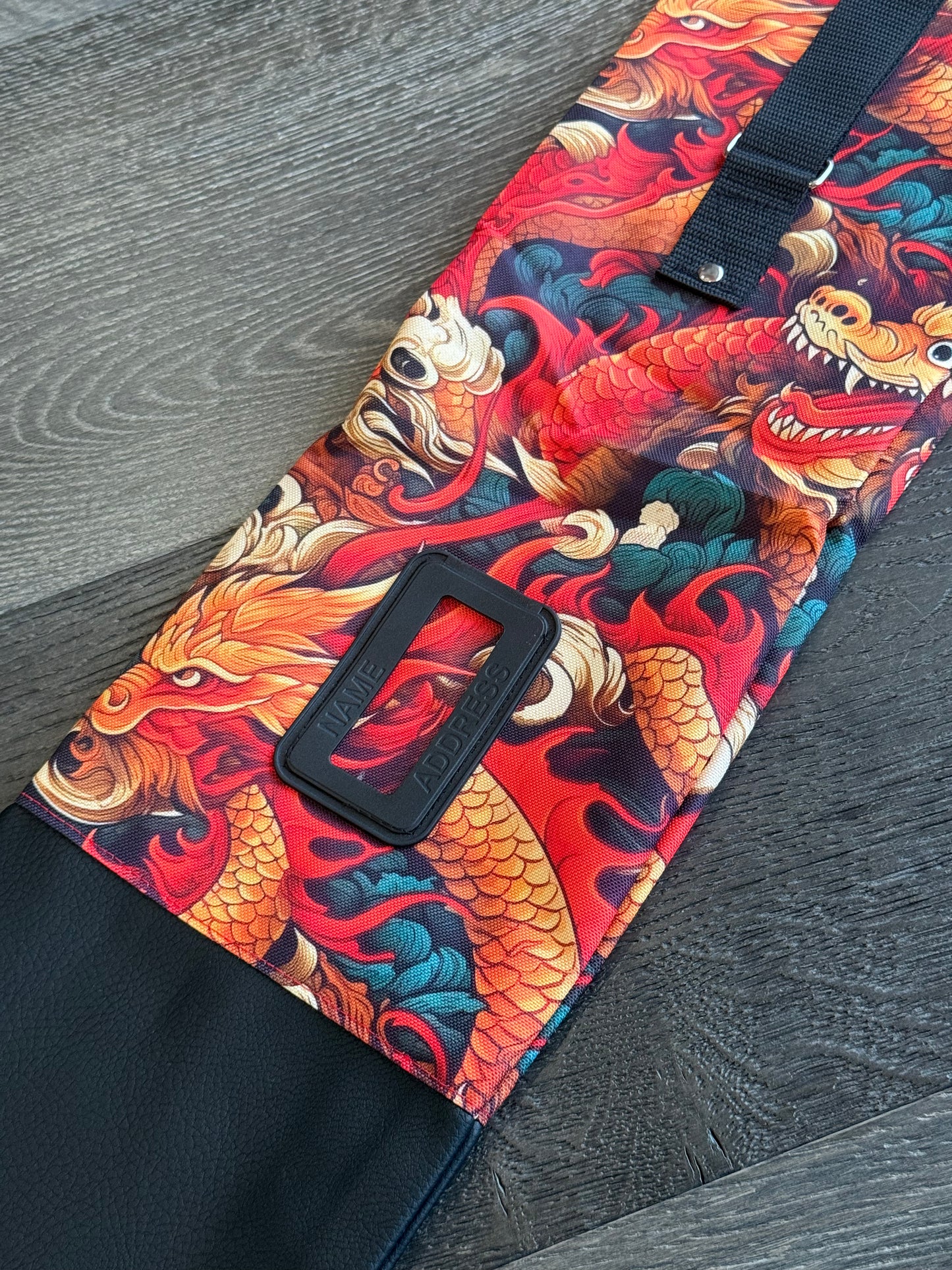 ONE ONLY: Made-in-Poland Shinai Bags by Kawki Wroble - Red Dragon