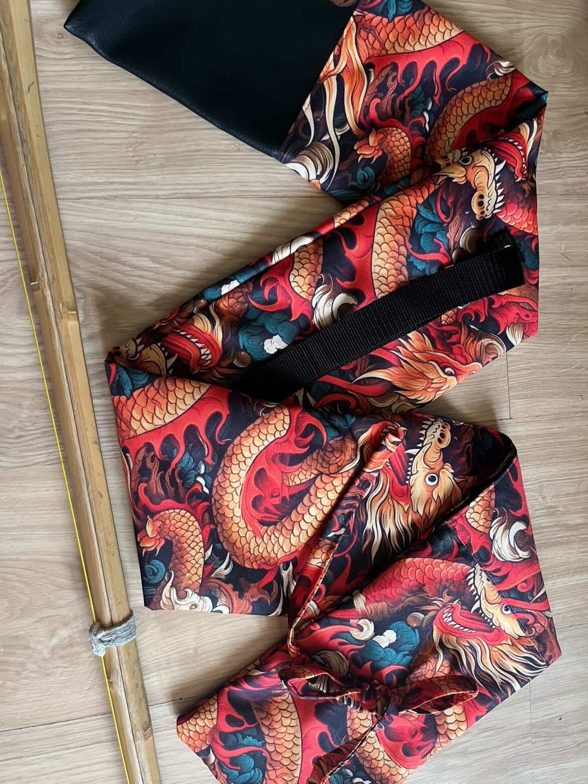 ONE ONLY: Made-in-Poland Shinai Bags by Kawki Wroble - Red Dragon