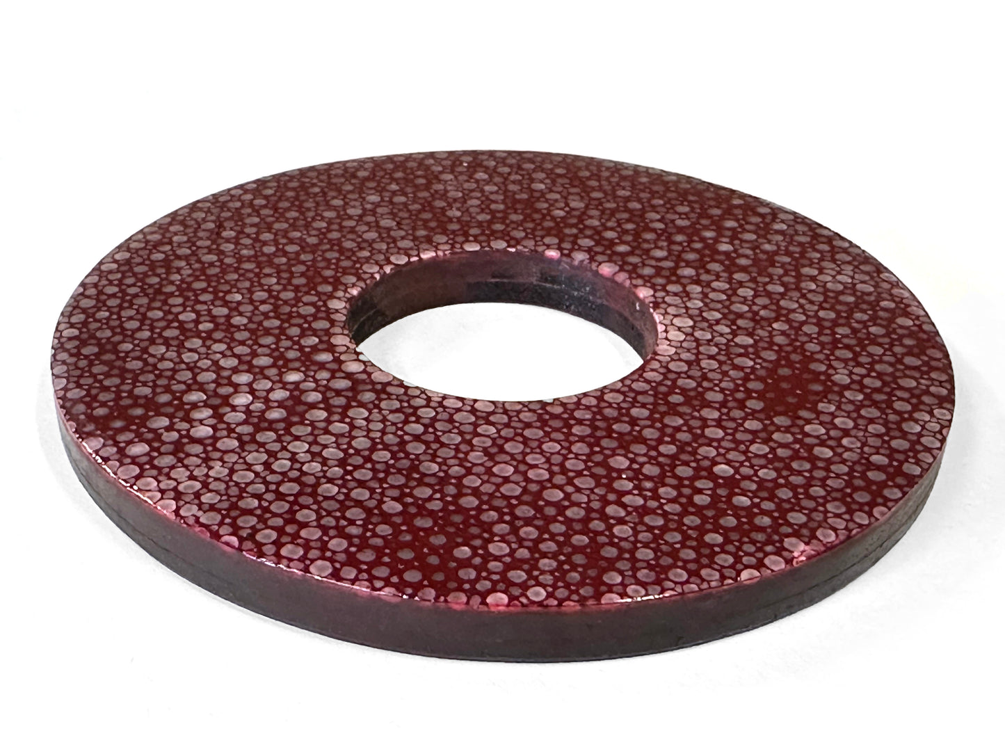 ONE ONLY: Rayskin Same Tsuba (Red)