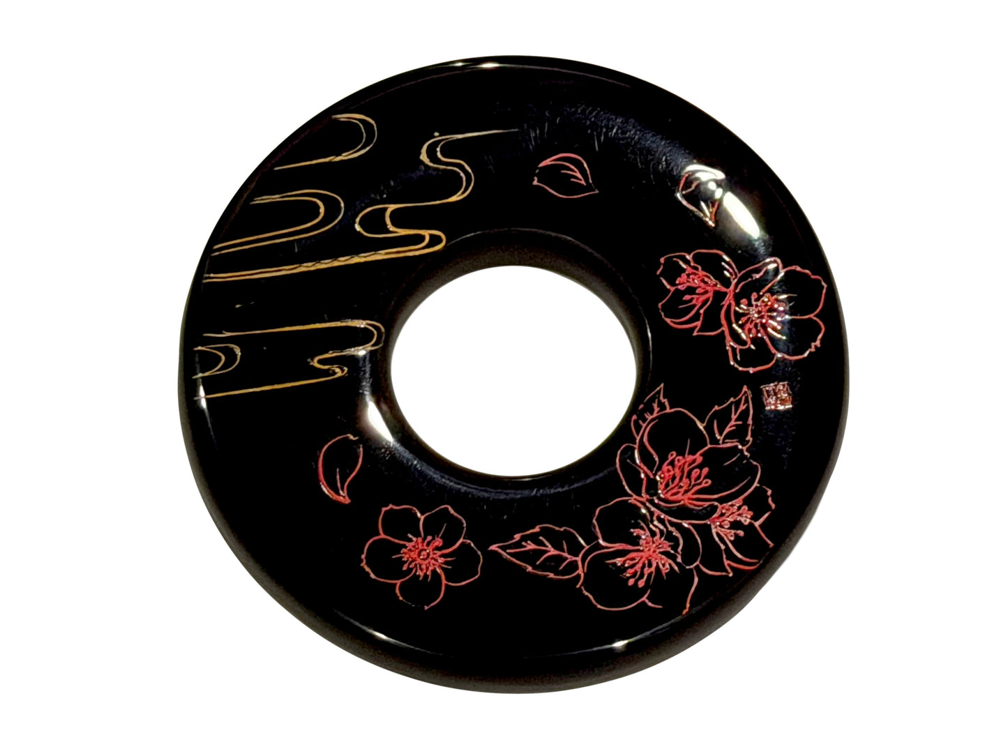 Made-in-Australia Resin Tsuba - Sakura (Pink)