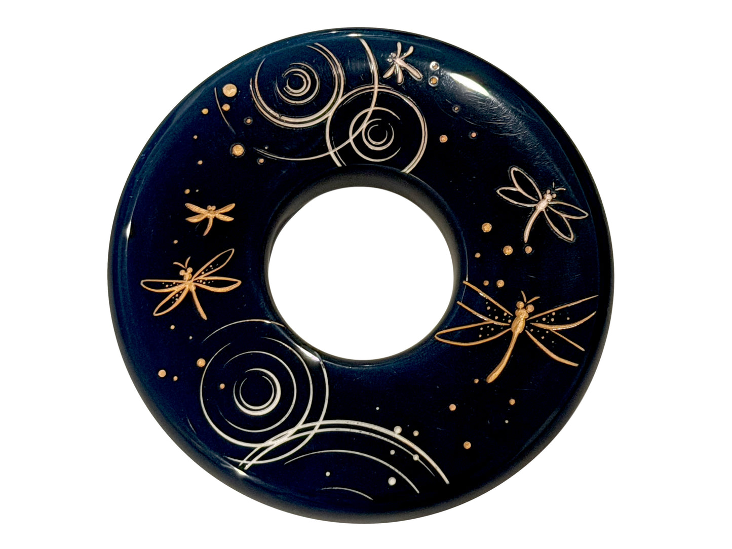 Made-in-Australia Resin Tsuba - Tombo (Gold)