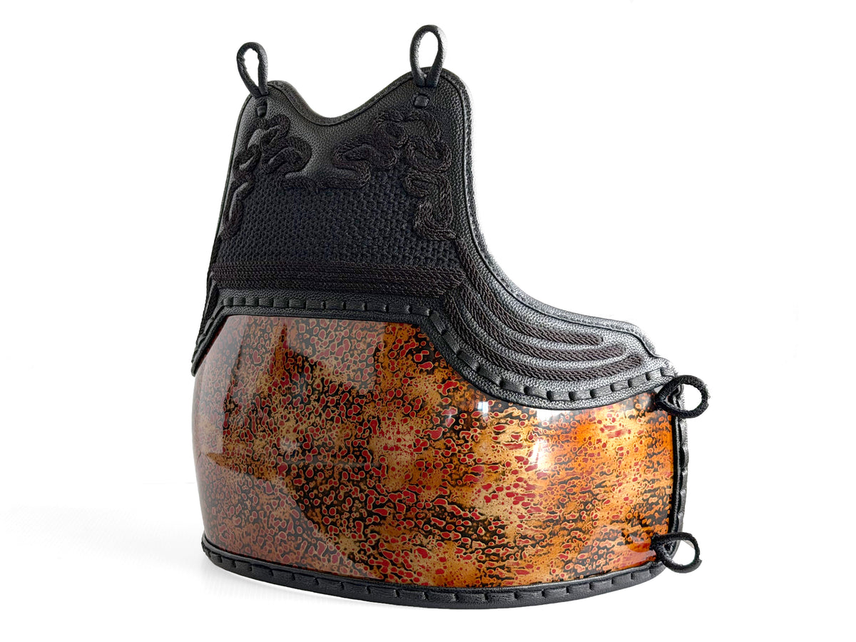 RARE: Gold Mushikui Hand Lacquered Fiber Do