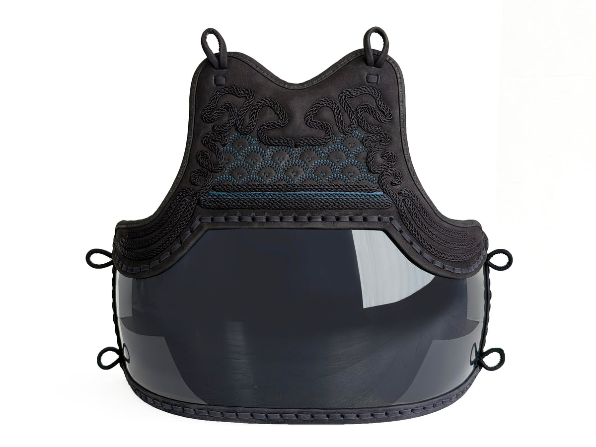 RARE: Joubouji Hand Lacquered Blue Fiber Do - Gyukawa Mune