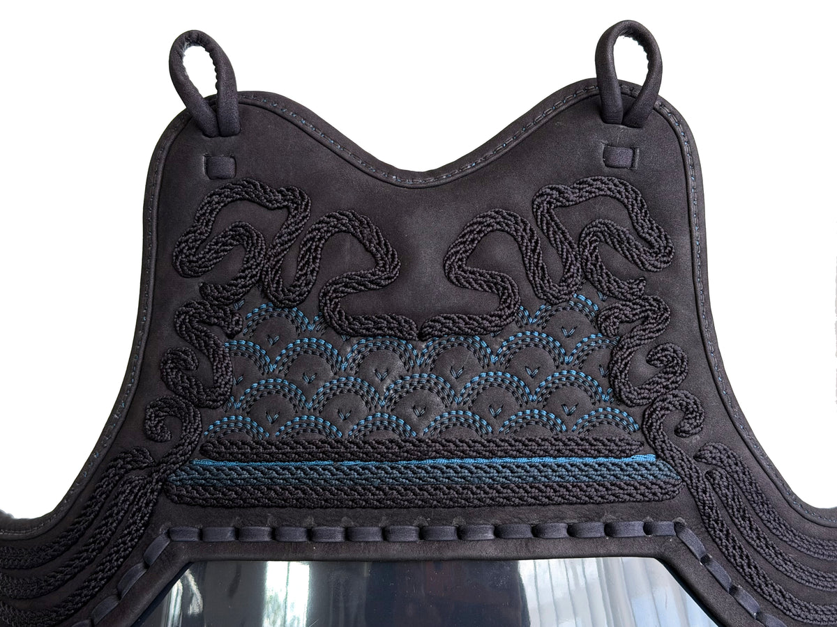 RARE: Joubouji Hand Lacquered Blue Fiber Do - Gyukawa Mune