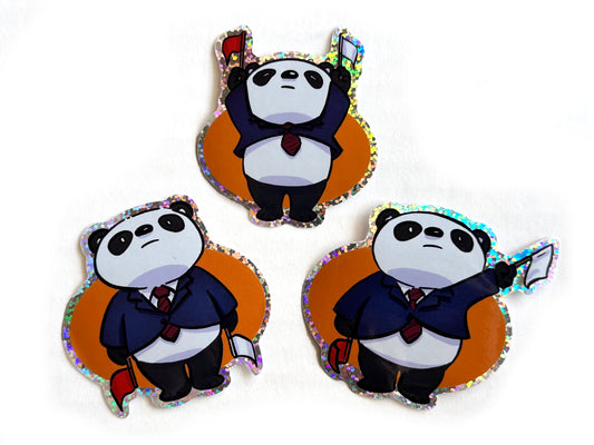 LIMITED QUANTITY: Made-in-Spain Shin-Panda Stickers by 'Kirikaeshi'