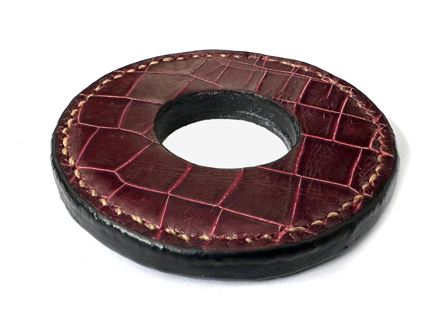RARE: Tsuba Budo Cali Leather Tsuba (Dragon)