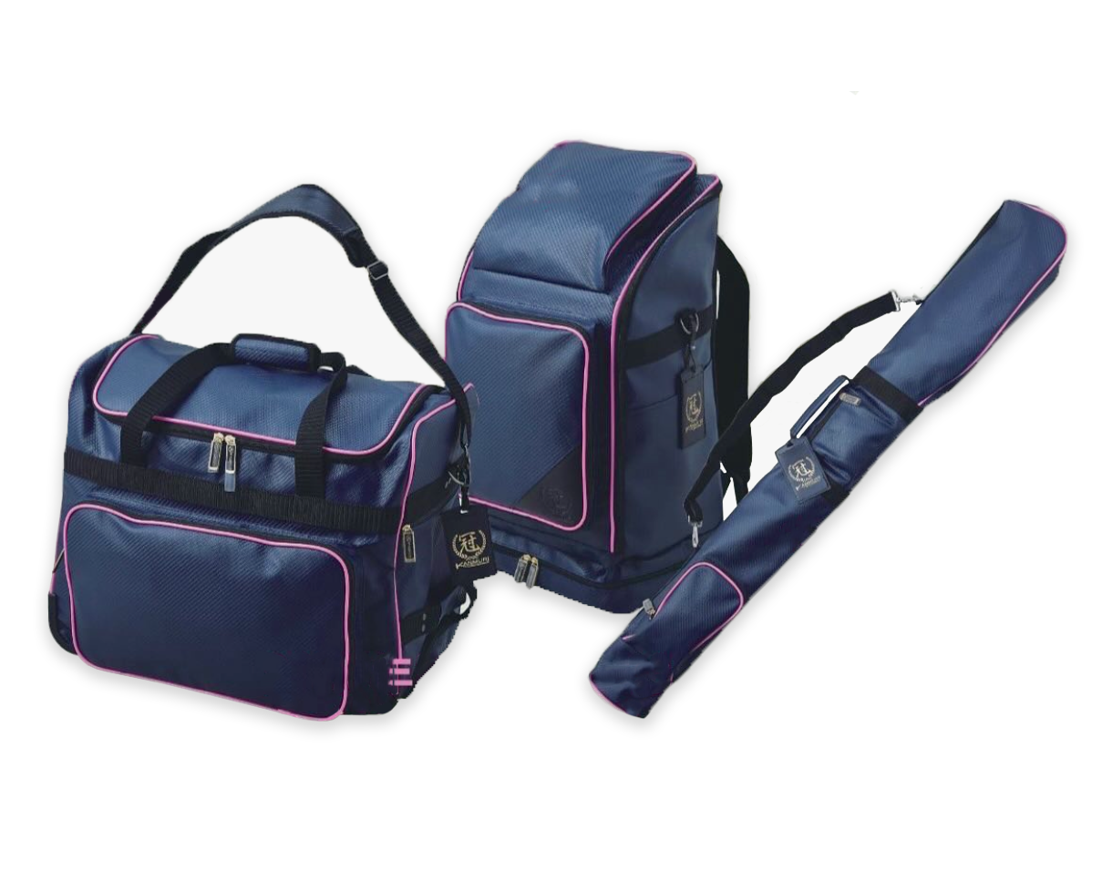 LIMITED EDITION: 'KANMURI' Brand Bag (Pink/Navy)