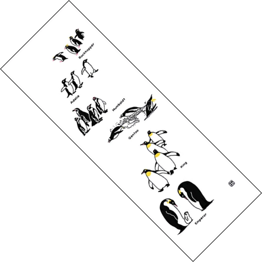LIMITED STOCK: "Penguins" Tenugui