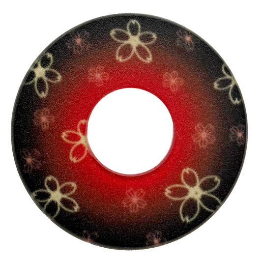 Hasegawa Monyou Tsuba (Red Sakura B)