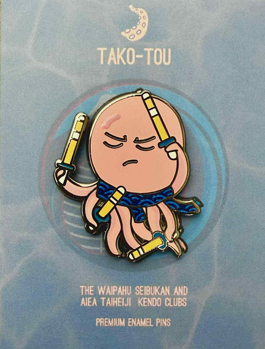 Support Hawaii’s Young Kenshi – “TAKA-TOU” Collectable Enamel Pin