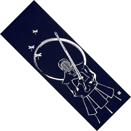 LIMITED STOCK: "Navy Fudoushin" Tenugui