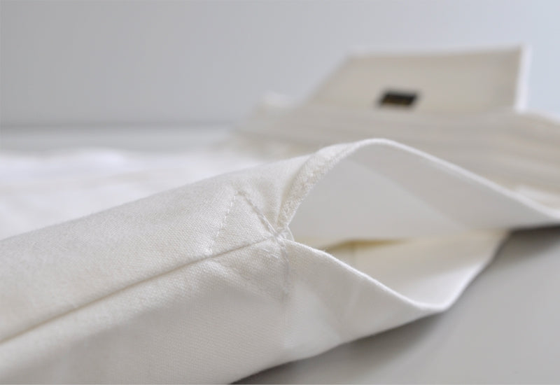 'BUSHUICHI’: Made-in-Japan Bleached WHITE Cotton Hakama