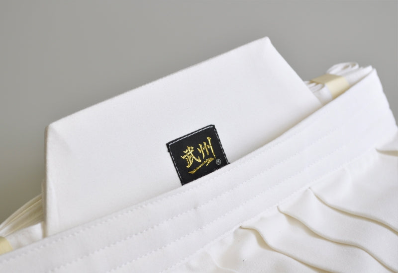 'BUSHUICHI’: Made-in-Japan Bleached WHITE Cotton Hakama